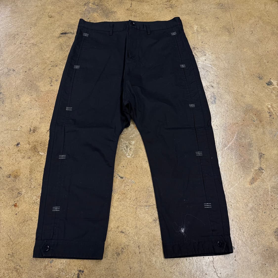 [정품/S] y-3 블랙 면바지 스티치 포인트 b16 상품이미지2