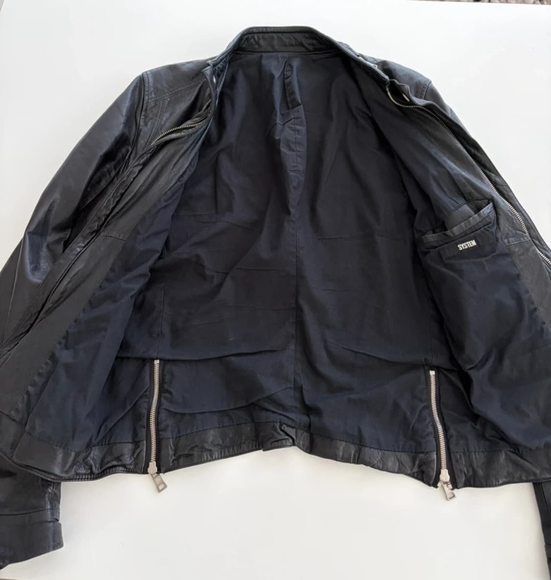 시스템옴므 레더자켓 상품이미지2
