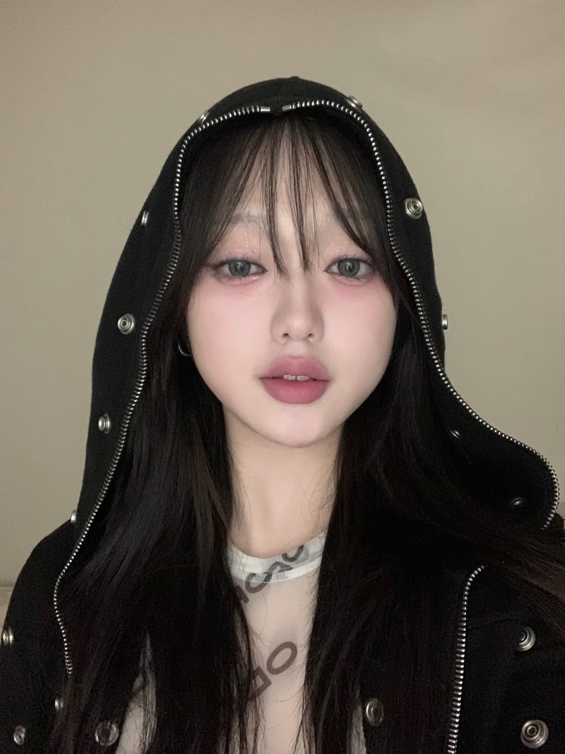 릭오웬스다크쉐도우 스터드 후드집업 M 상품이미지6