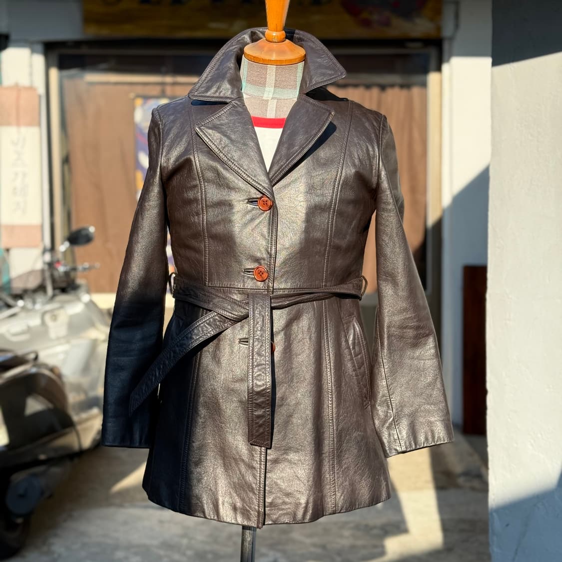 CASFA 카우하이드 벨티드 자켓 55-66 상품이미지7