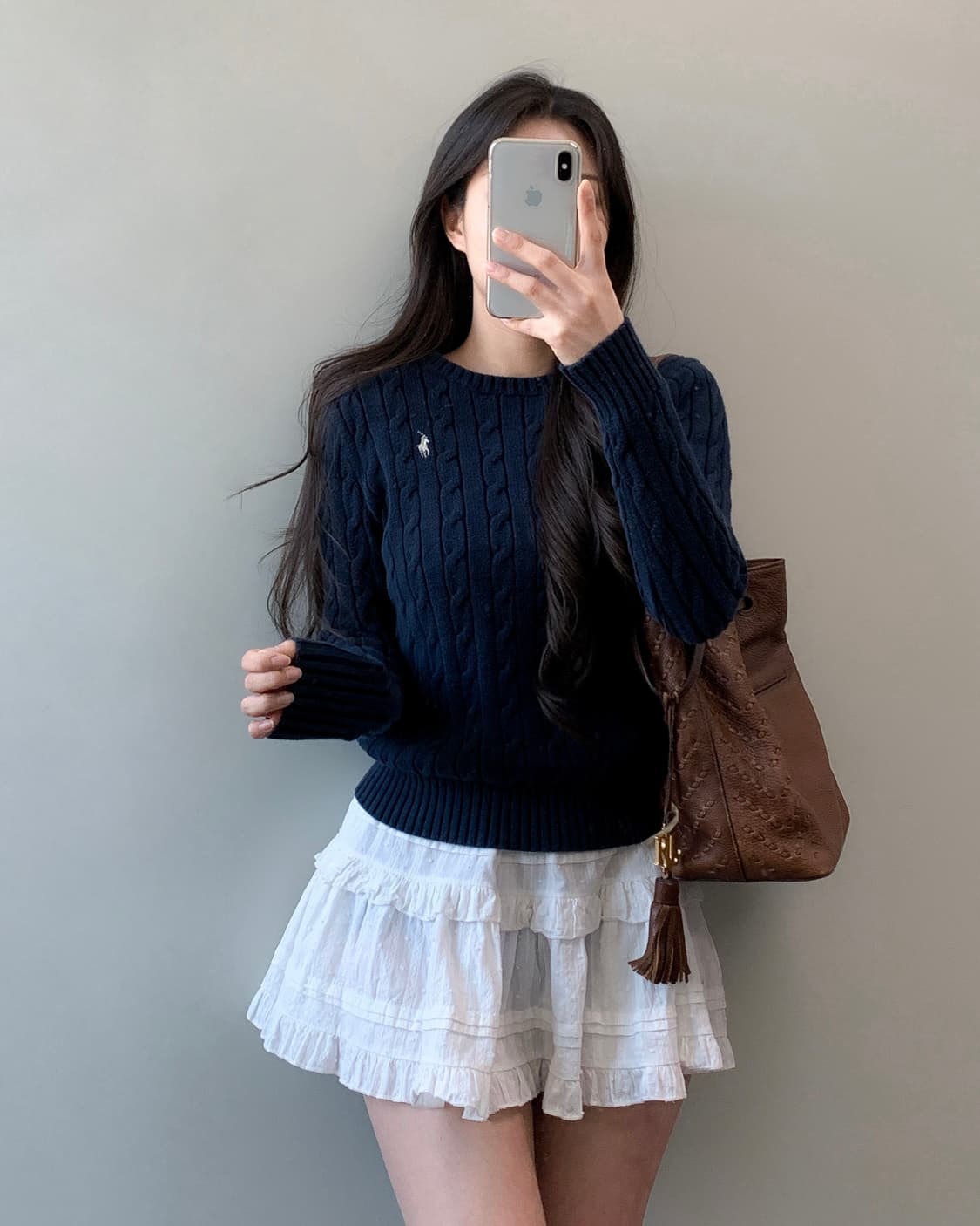 폴로 코튼 케이블 니트 상품이미지3