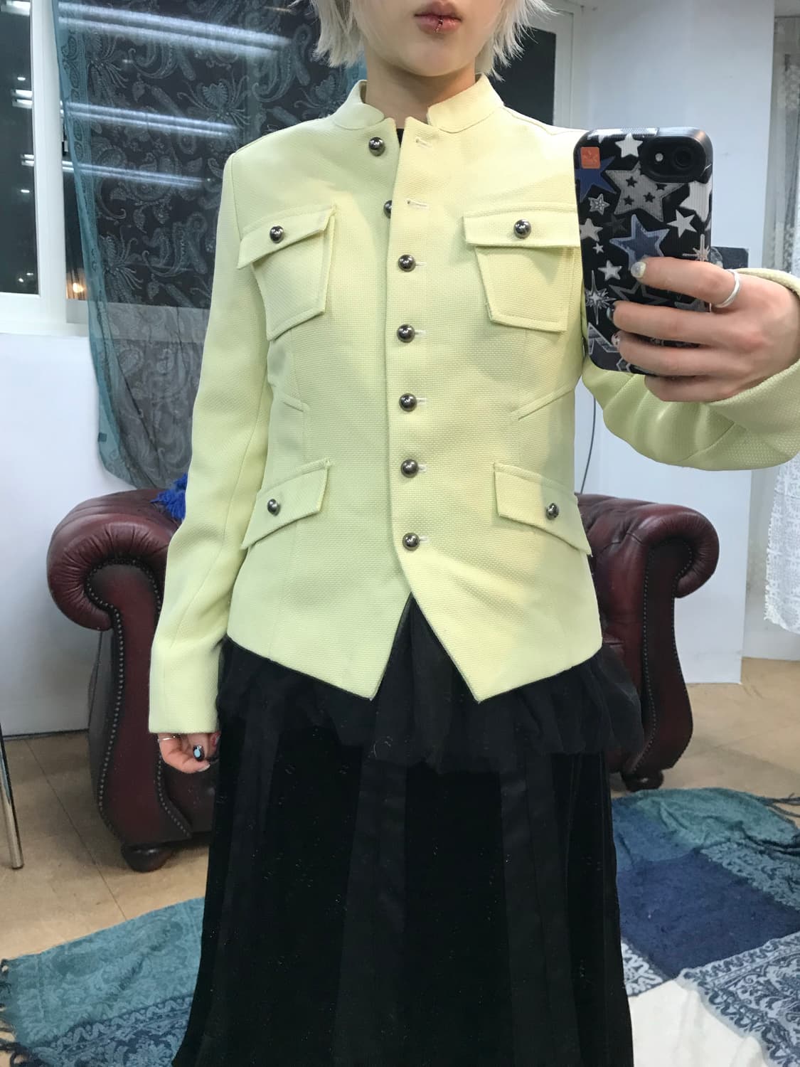 빈티지 여성 멀티포켓 버튼 디테일  상품이미지1