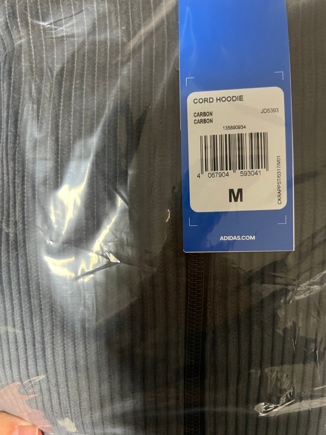 [새상품] 아디다스 코듀로이 후드집업 M 상품이미지2