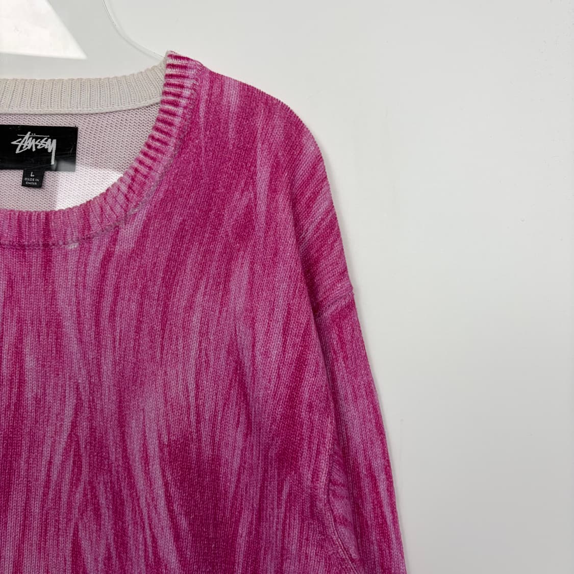 스투시 퍼 프린팅 니트 티셔츠 상품이미지3