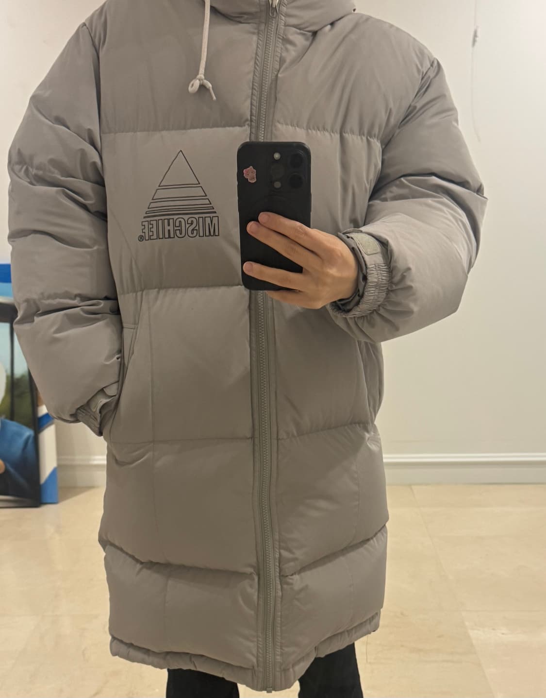 미스치프 롱패딩 m 상품이미지3