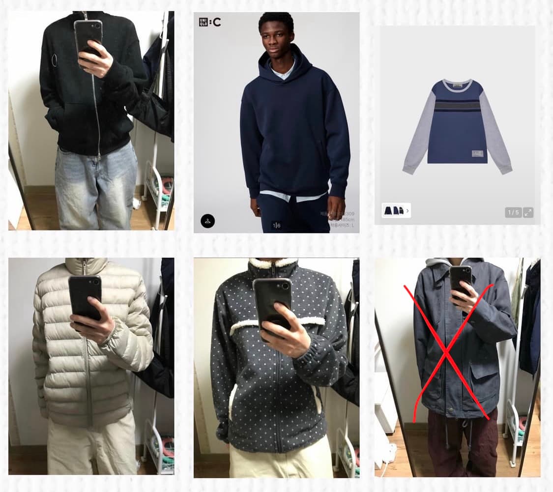 아우터 일괄판매(5개) 상품이미지1