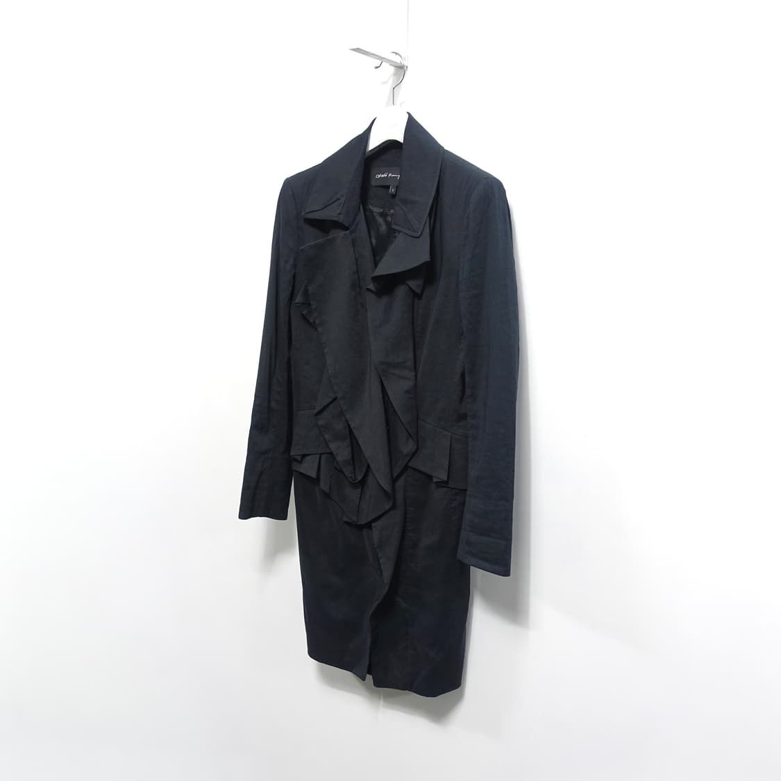 [55] OBZEE 오브제 드레이핑 러플 레이어드 코트 상품이미지3