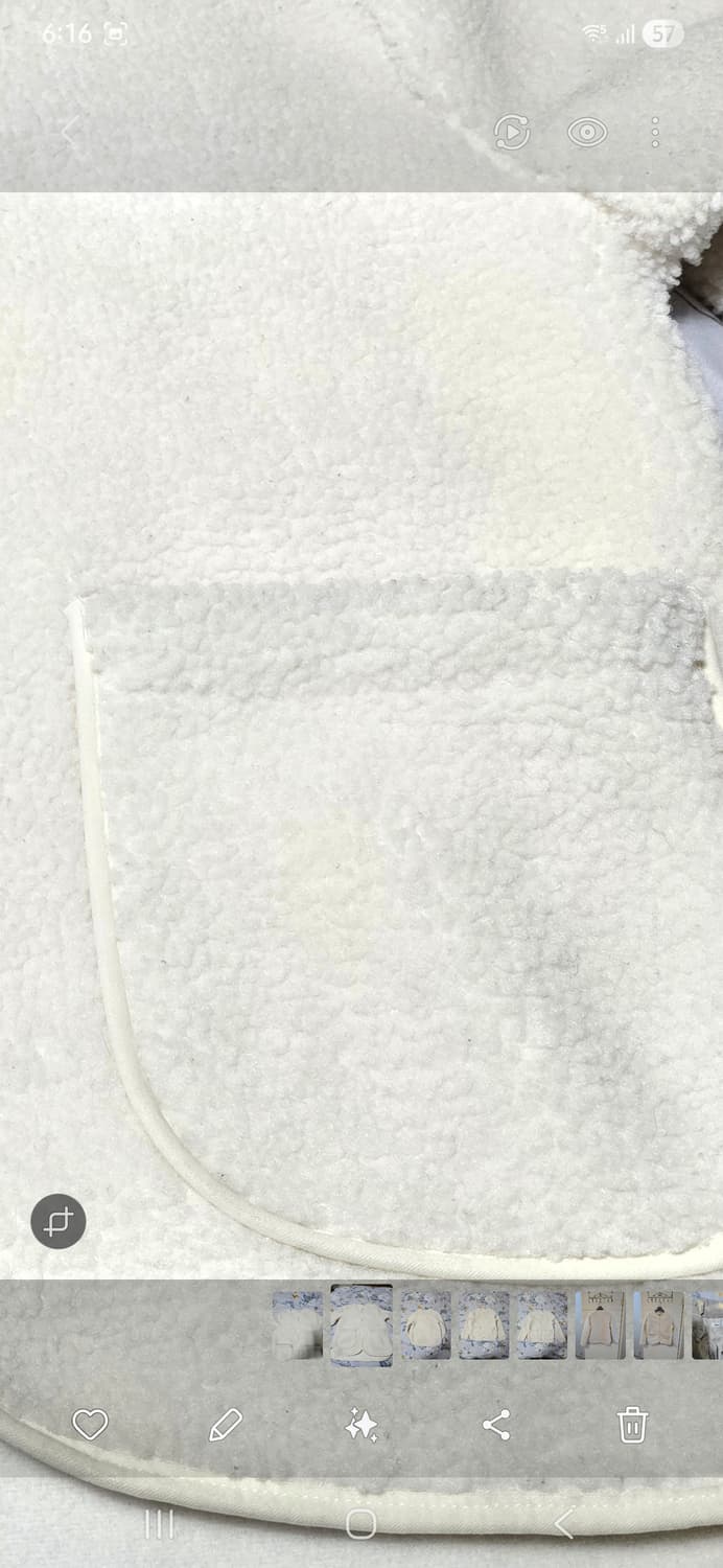 프로젝트W9 뽀글이 자켓 아이보리 85 상품이미지4