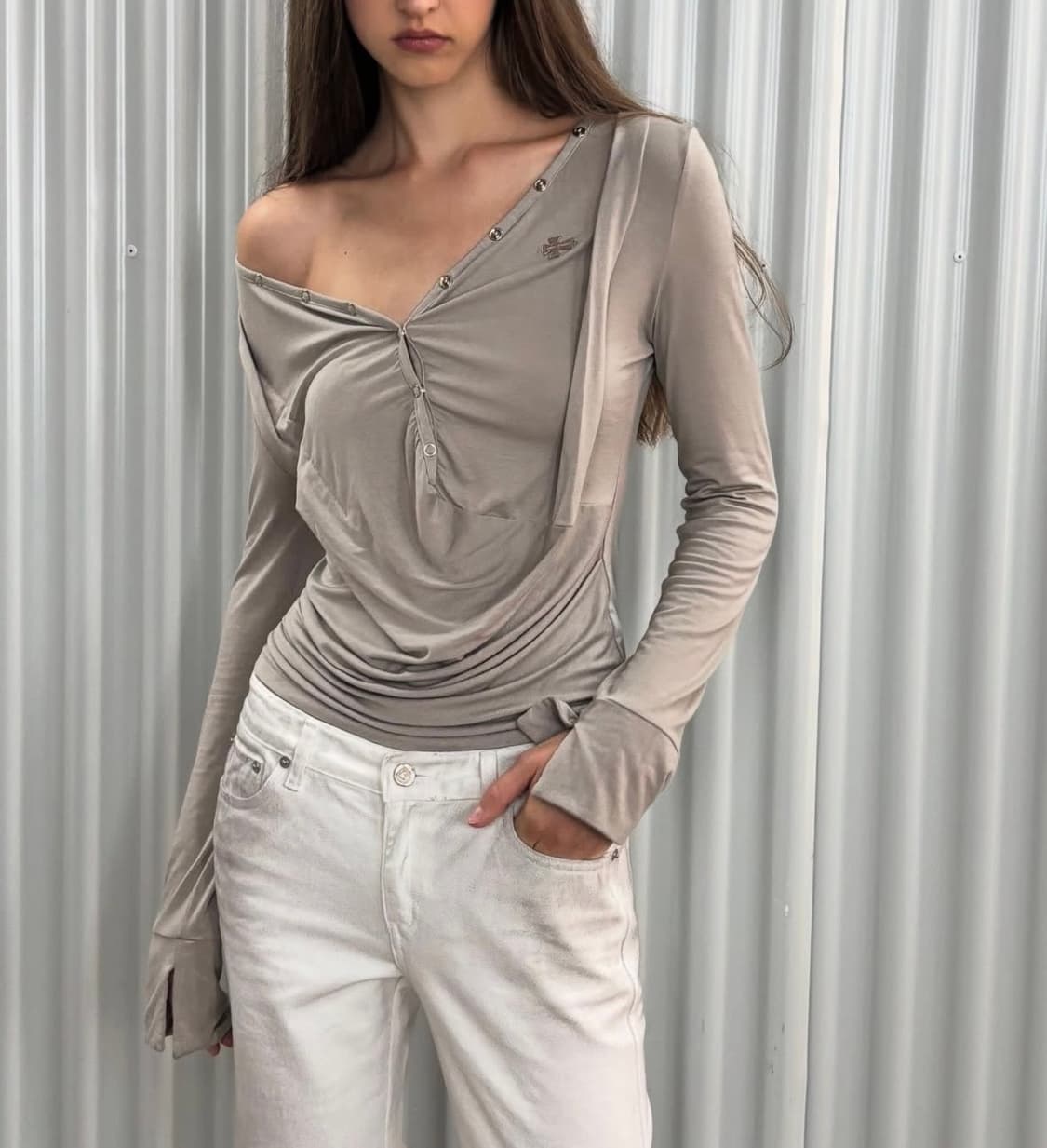 2000아카이브 draped top 상품이미지3
