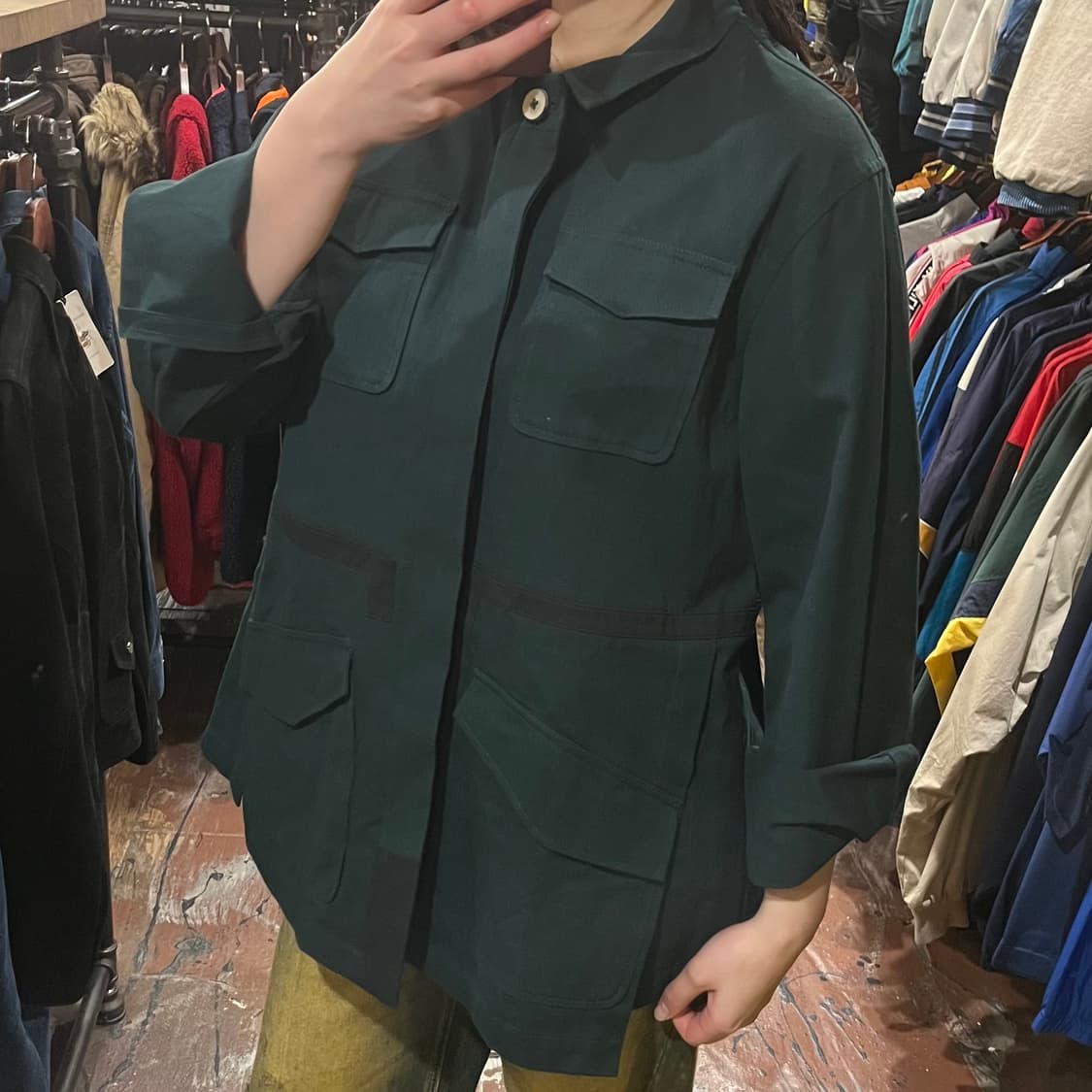 [HI] 빈티지 셔츠 청록 상품이미지4