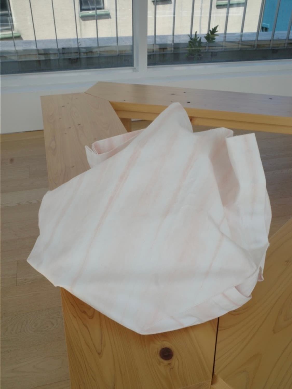 RIKU UMEHARA DELIVERY DYEING BAG 라이트 핑크 상품이미지4