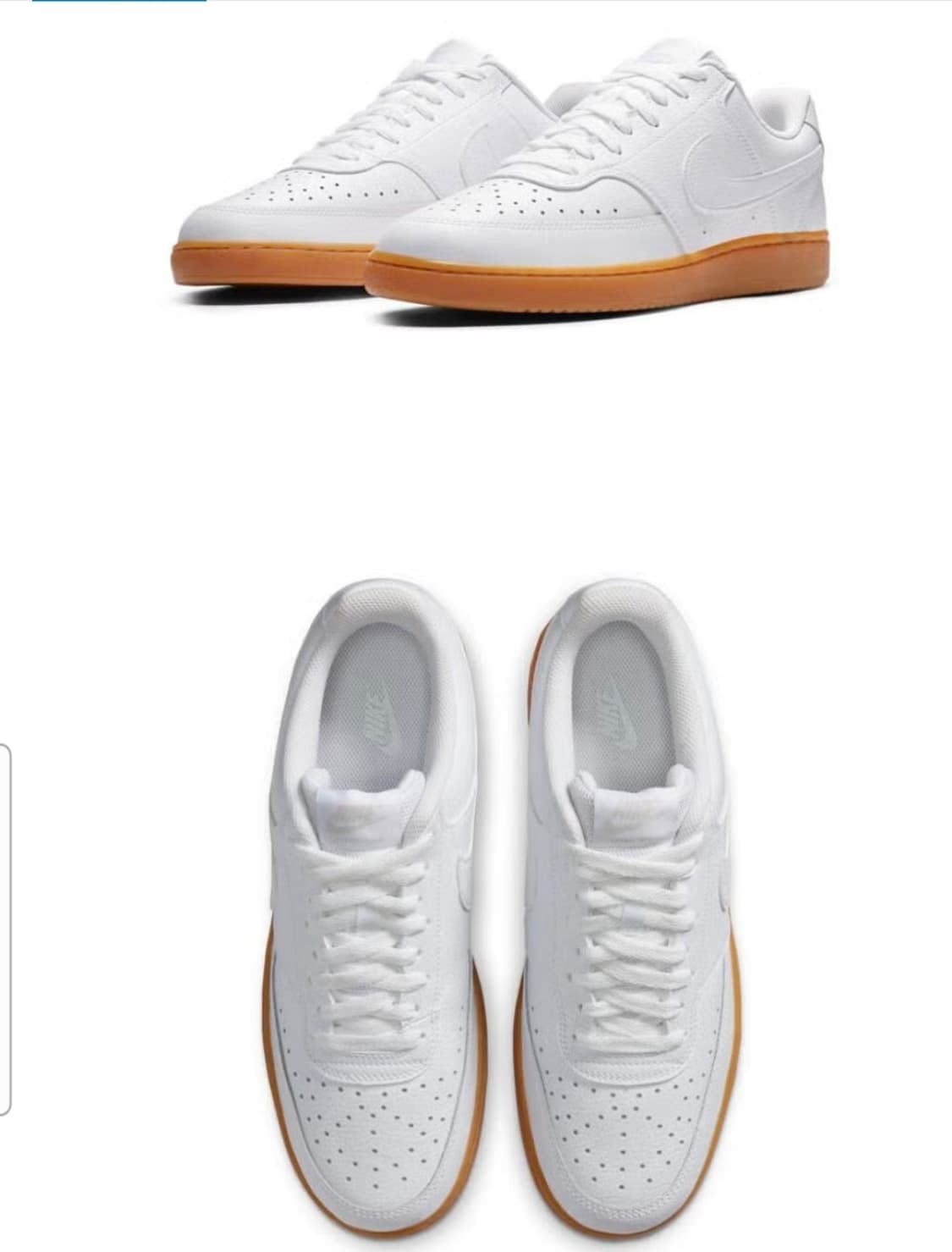 [270]새제품 나이키 코트비전 로우 화이트 검솔 상품이미지2