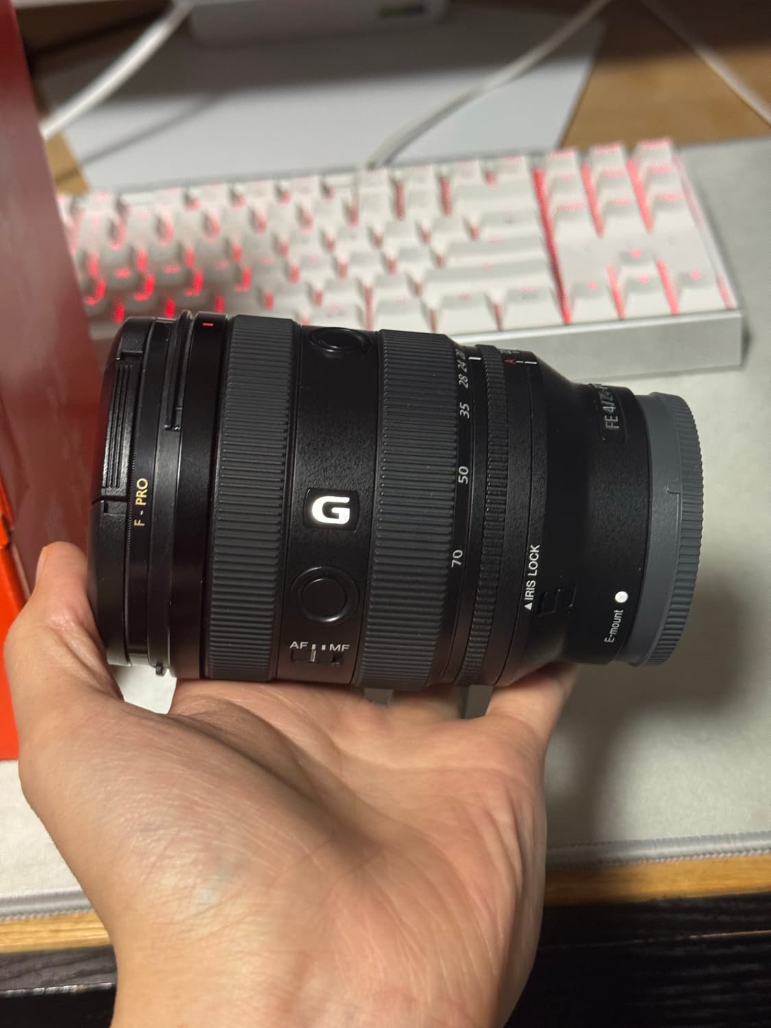 소니 2070g F4 렌즈 팝니다 상품이미지2