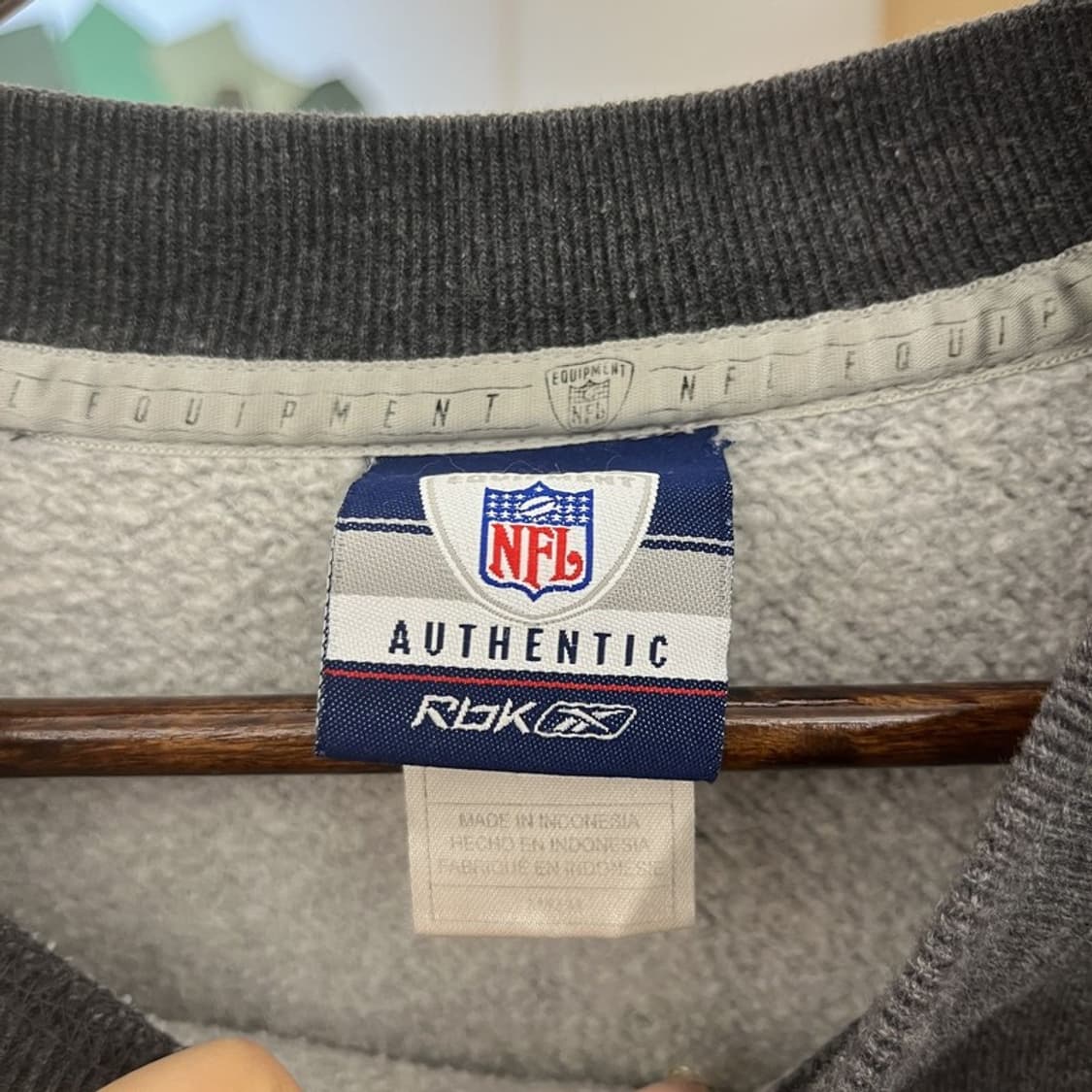 리복 NFL 어센틱 빈티지 레트로 오버핏 맨투맨 M C09957 상품이미지5