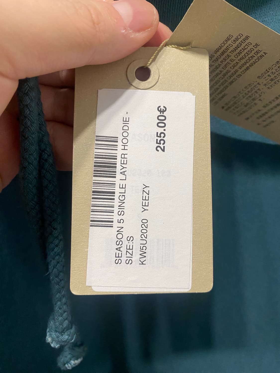 [s]이지 시즌5 싱글레이어 후드 상품이미지3