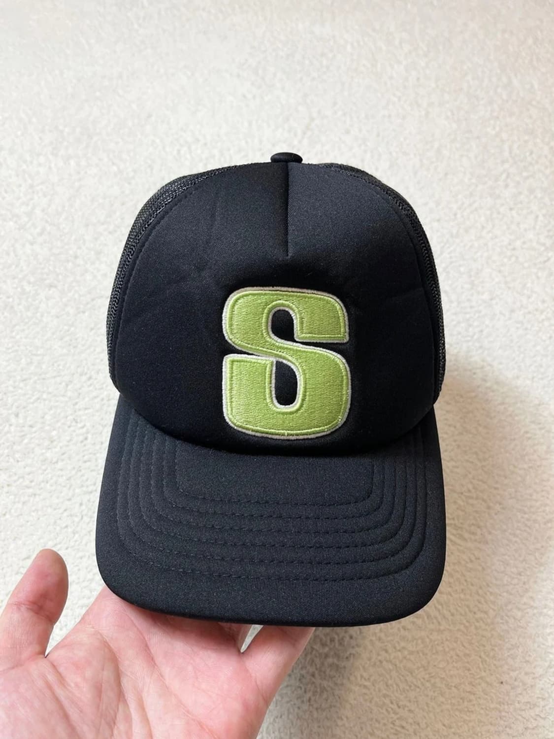 스투시 Stussy 빅 S 트러커 메쉬 캡 모자 A1703 상품이미지1