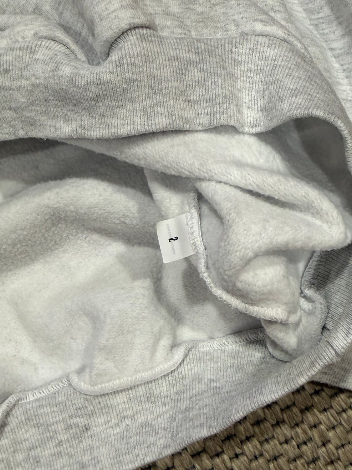 이지 x 고샤 루브친스키 블랙 독스 후드 헤더 그레이 2사이즈 상품이미지3