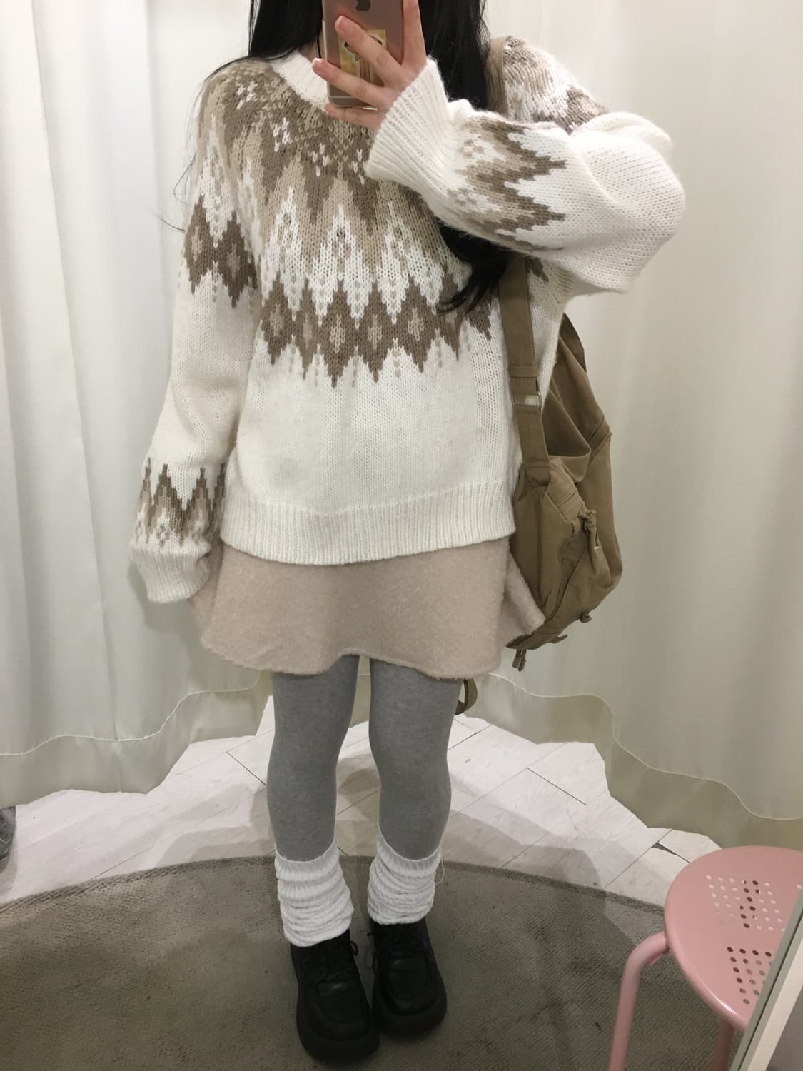 여리핏 노르딕 니트 상품이미지5