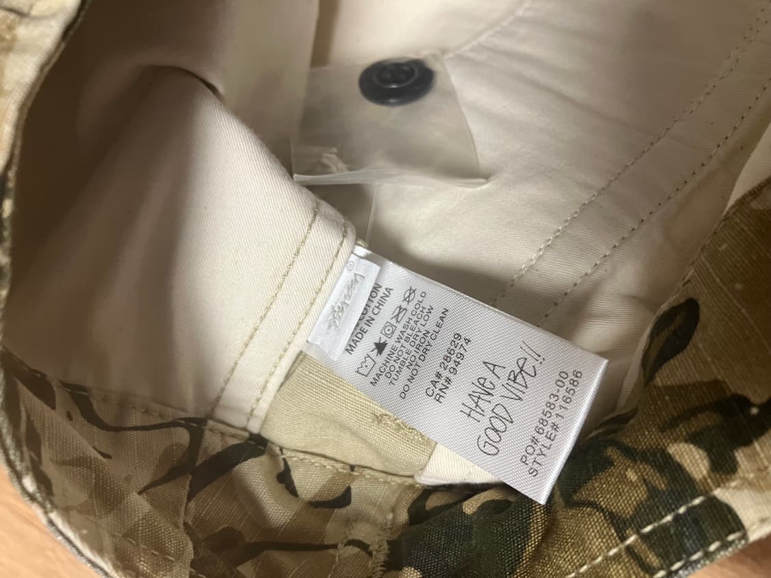 스투시 립스탑 서플러스 카고 팬츠 베일 카모 상품이미지4