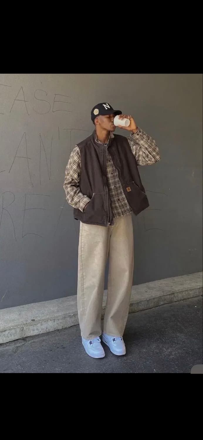 칼하트 브라운 조끼 상품이미지1