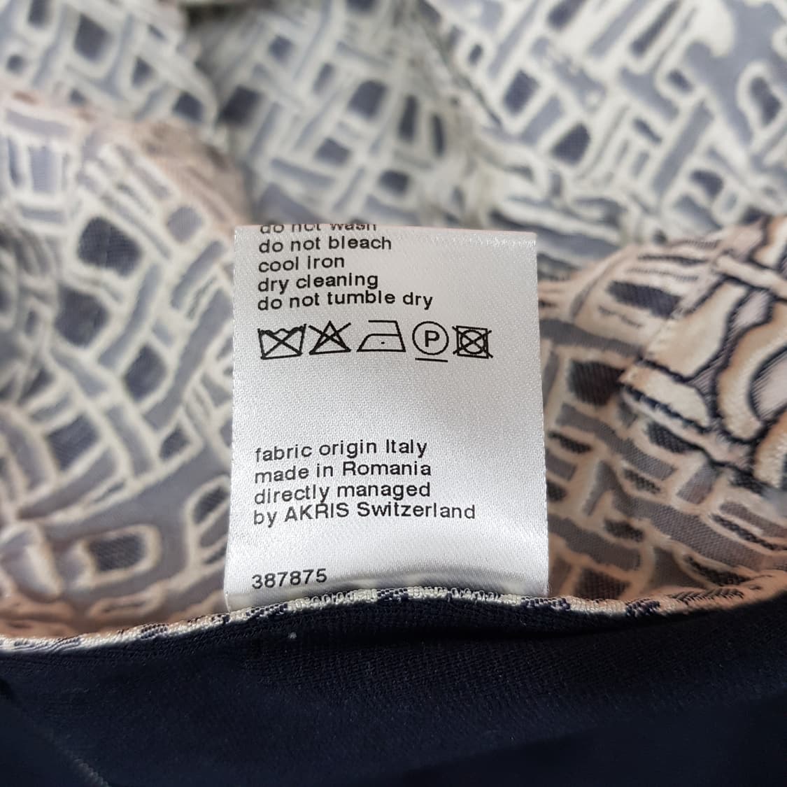 아크리스 펀토(AKRIS punto) 패턴 반팔 블라우스 M사이즈 상품이미지9