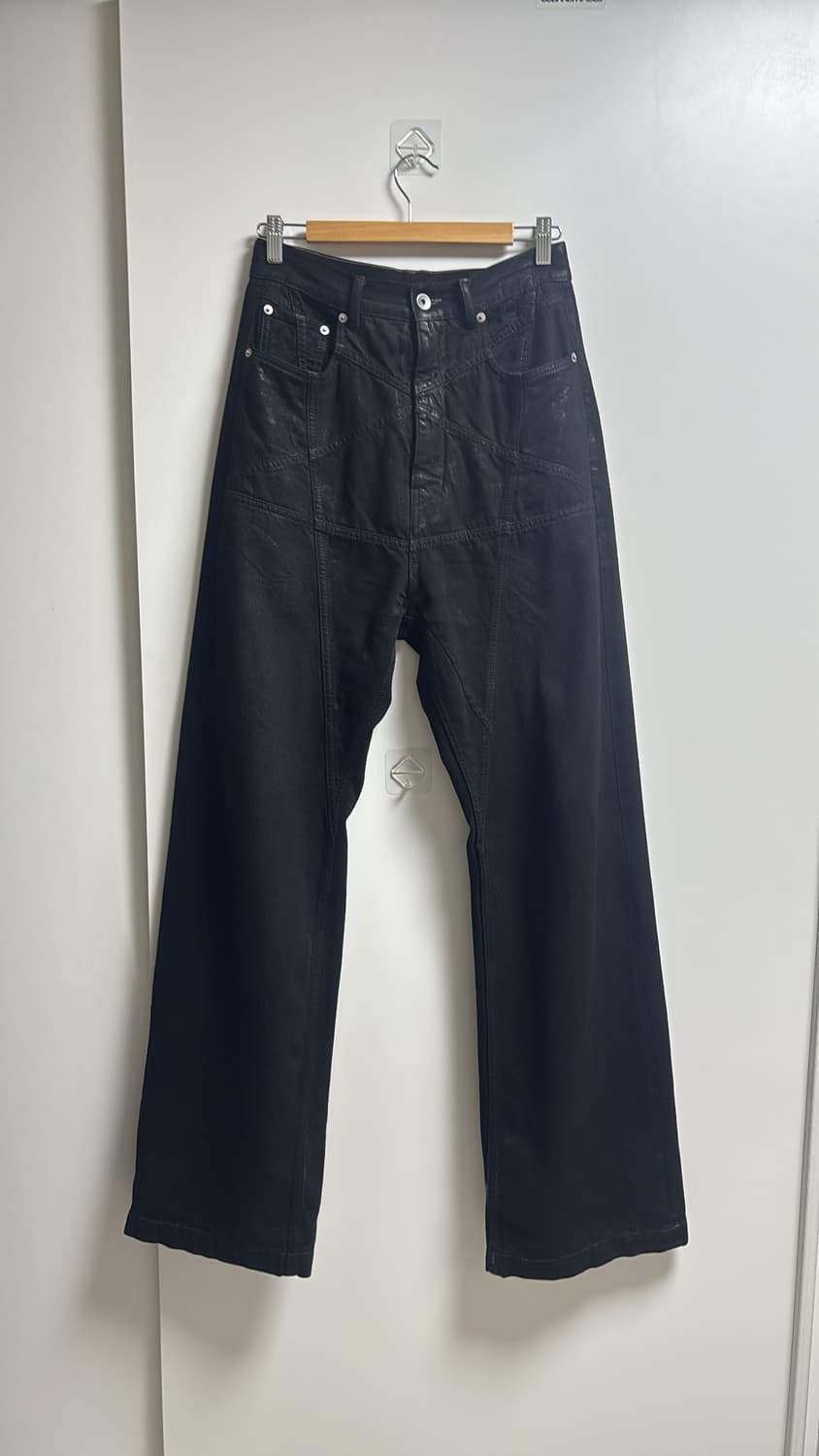 릭오웬스 펜타그램 게스컷 왁스코팅 다크쉐도우 데님팬츠 29사이즈 상품이미지1