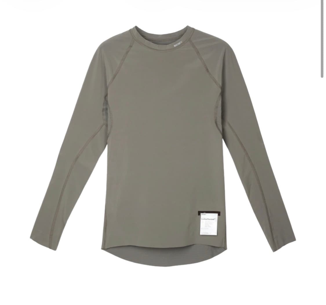 (M) 새티스파이 저스티스 커피써멀 베이스 롱슬리브 티셔츠 레 상품이미지1