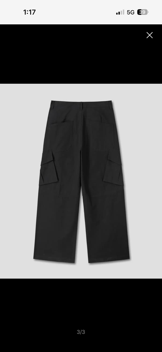 Vern cargo pants v2 black 상품이미지3