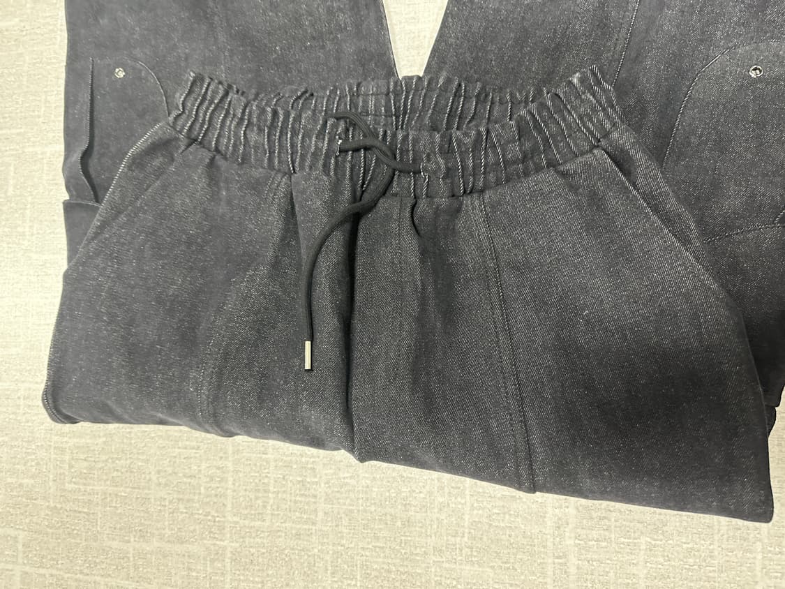 흑청 포켓 밴딩 팬츠 상품이미지6