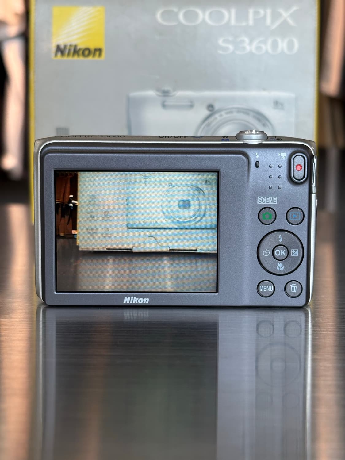 풀박/날짜표시)니콘 쿨픽스 s3600 실버 빈티지디카 상품이미지3