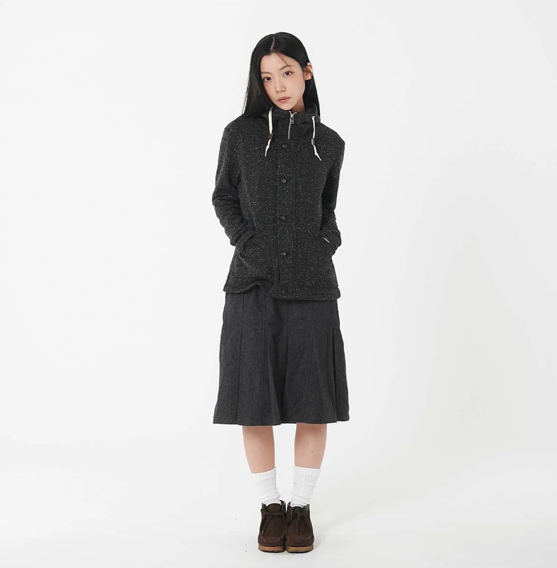 사파리스팟 PC button hooded coat 후드집업 상품이미지2