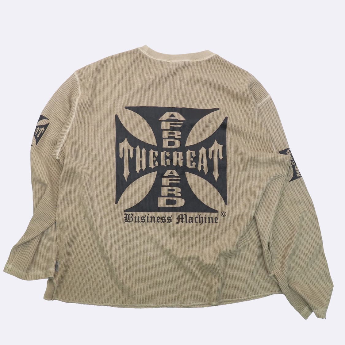 헤리티지플로스 알프레드 IRON CROSS PIGMENT WAFFLE L 상품이미지2