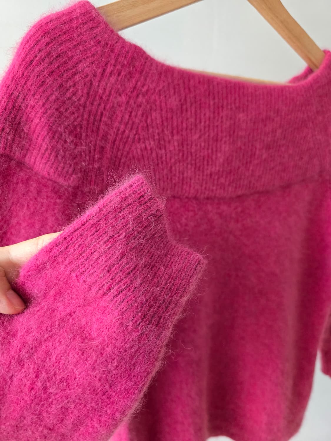 라즈베리 라쿤 울 100% 니트 (12 agenda)  상품이미지3