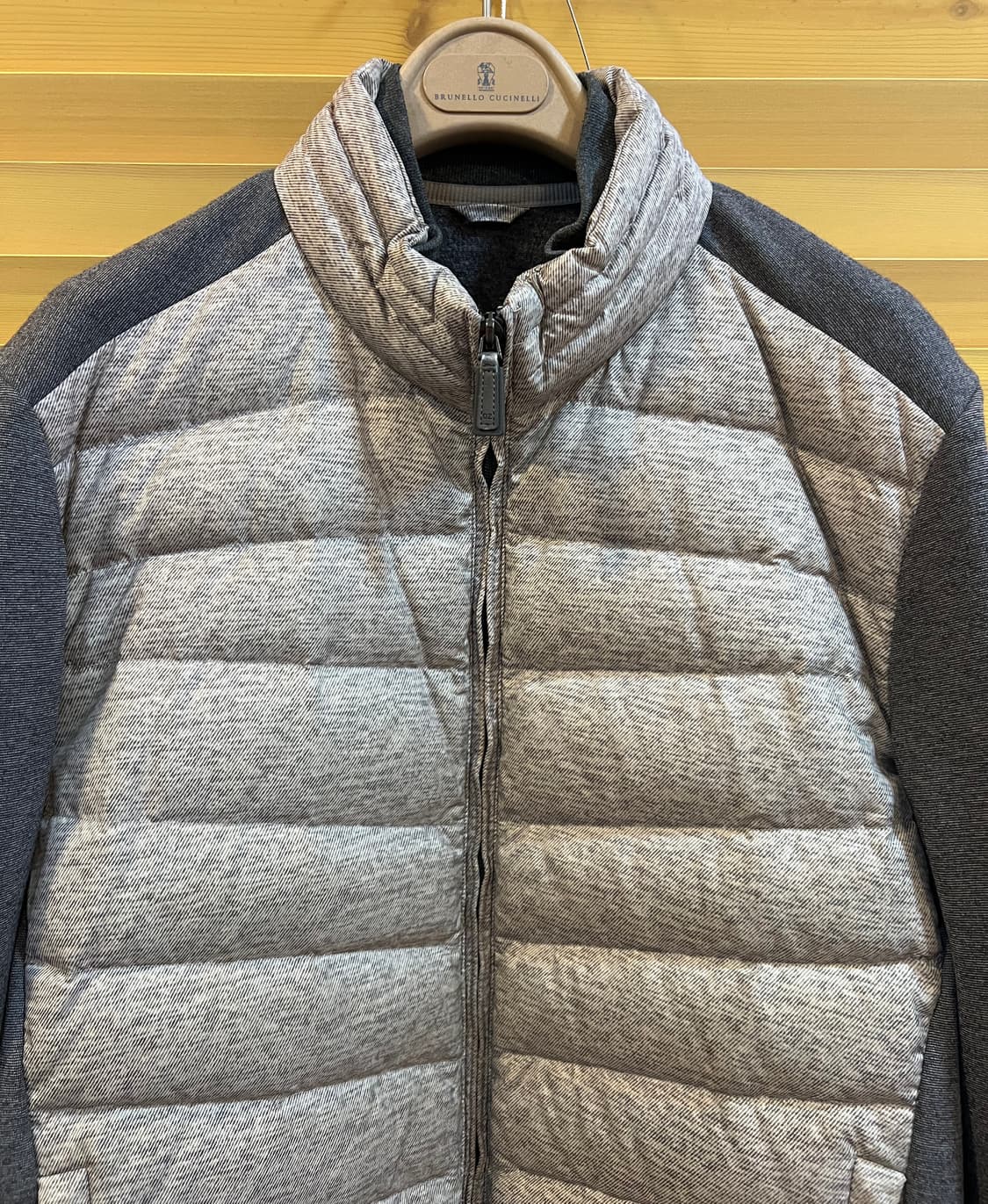 올젠 남성 그레이 구스다운 경량패딩점퍼
 상품이미지2