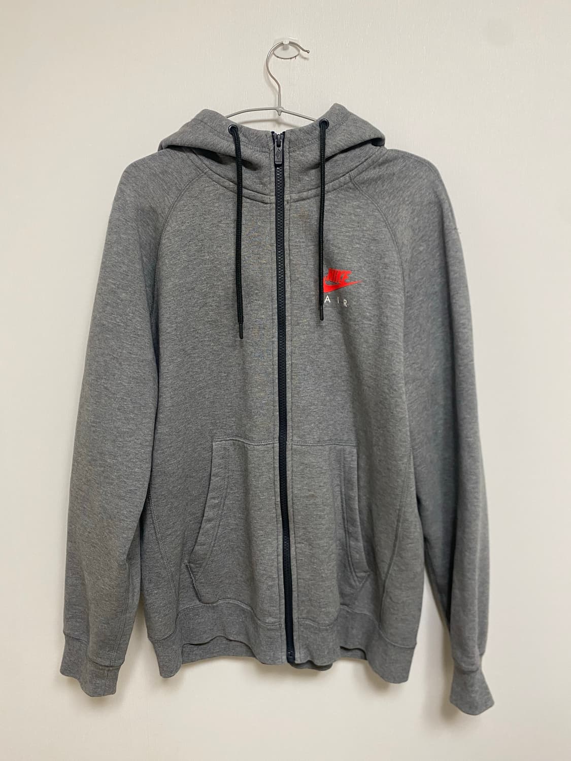 나이키 에어 후드집업 그레이 M 상품이미지1