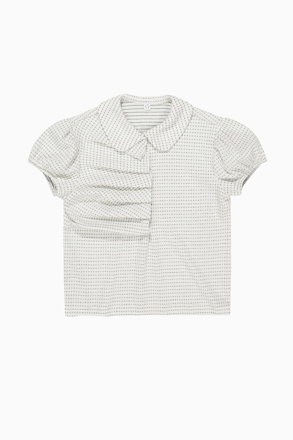 오헤시오 도트 셔링 반팔 OHESHIO DOT SHIRRING 상품이미지1