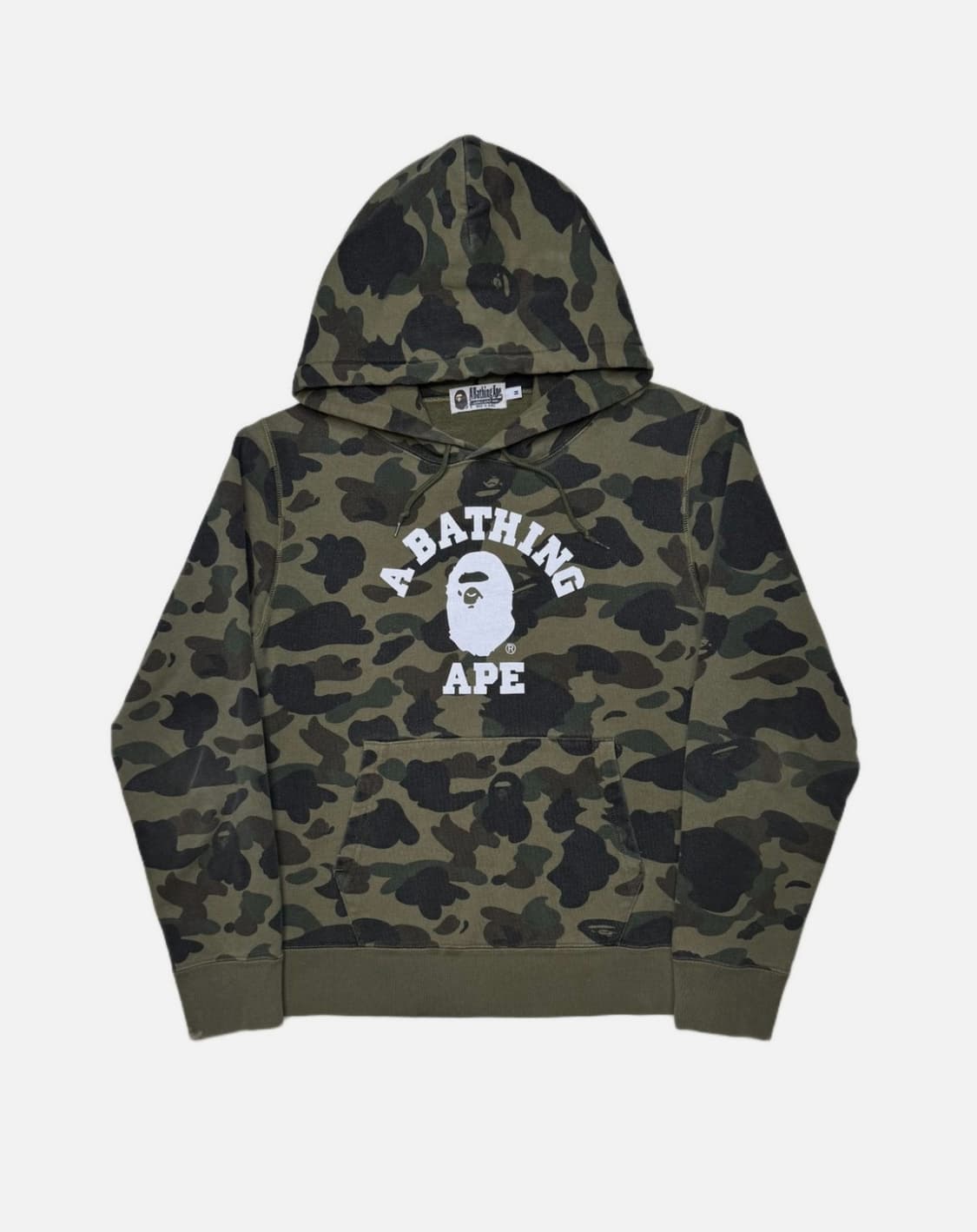 베이프 카모 칼리지 로고 후드 M 상품이미지1