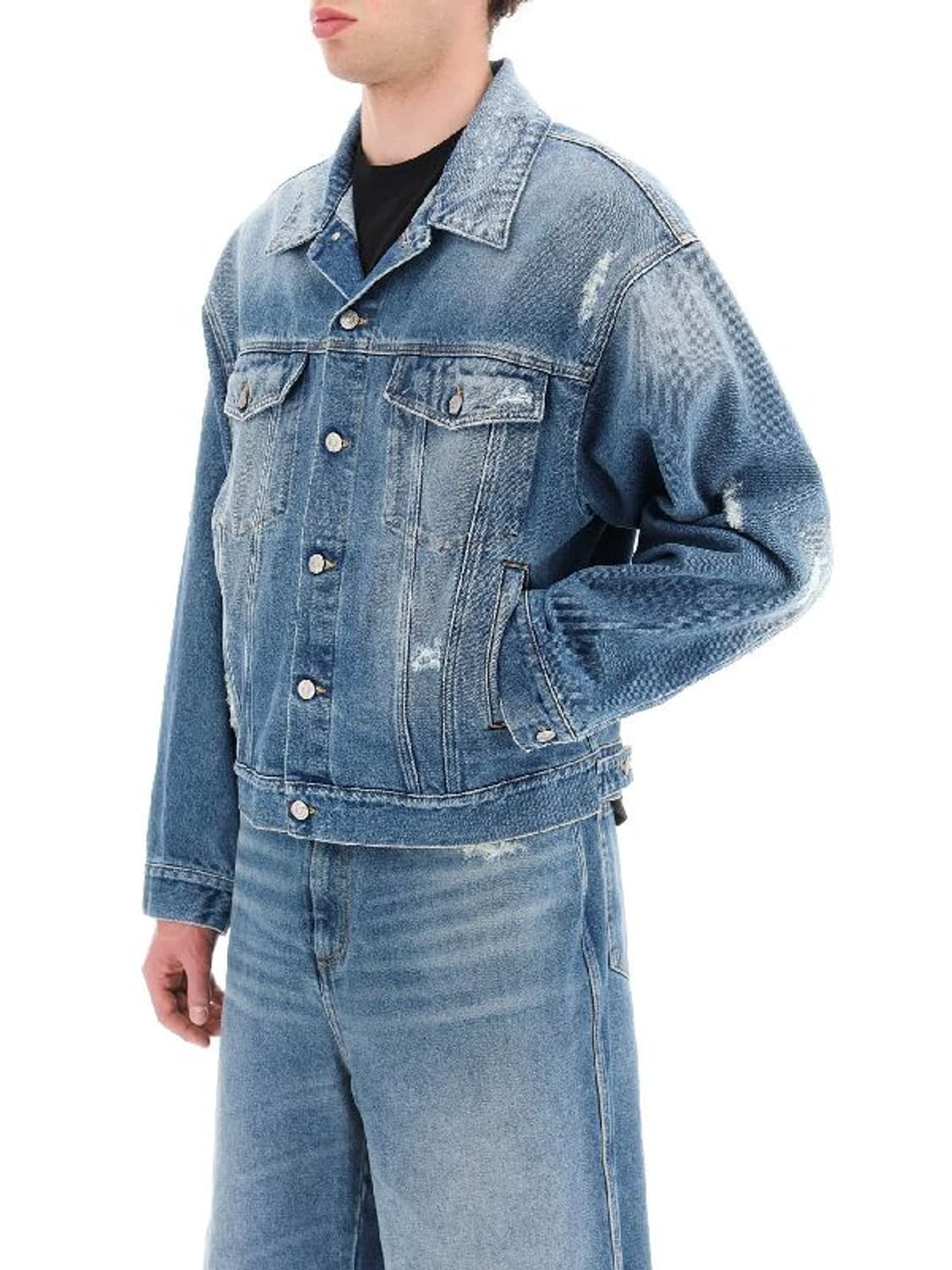 mm6 디스트레스 데님 자켓 상품이미지4