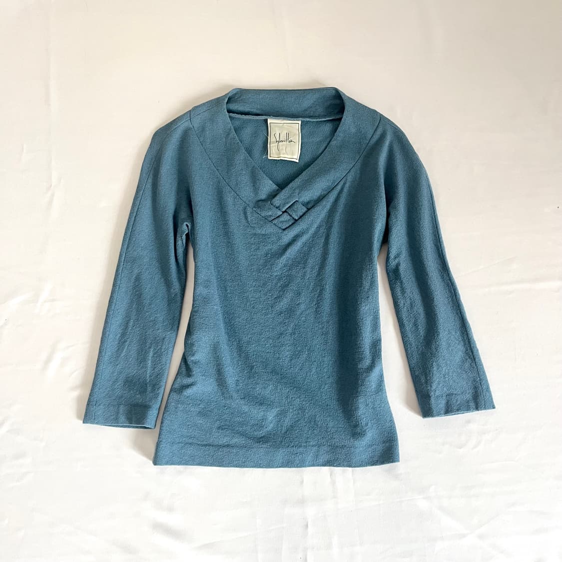 Aqua blue capri tee 상품이미지6