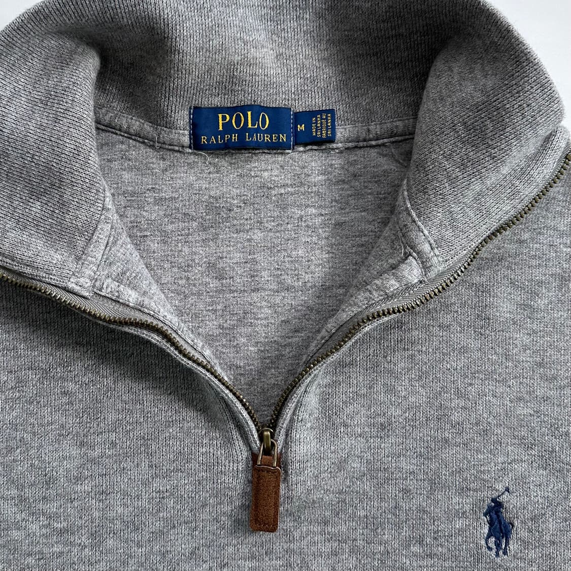 폴로 랄프로렌 그레이 반집업 상품이미지5
