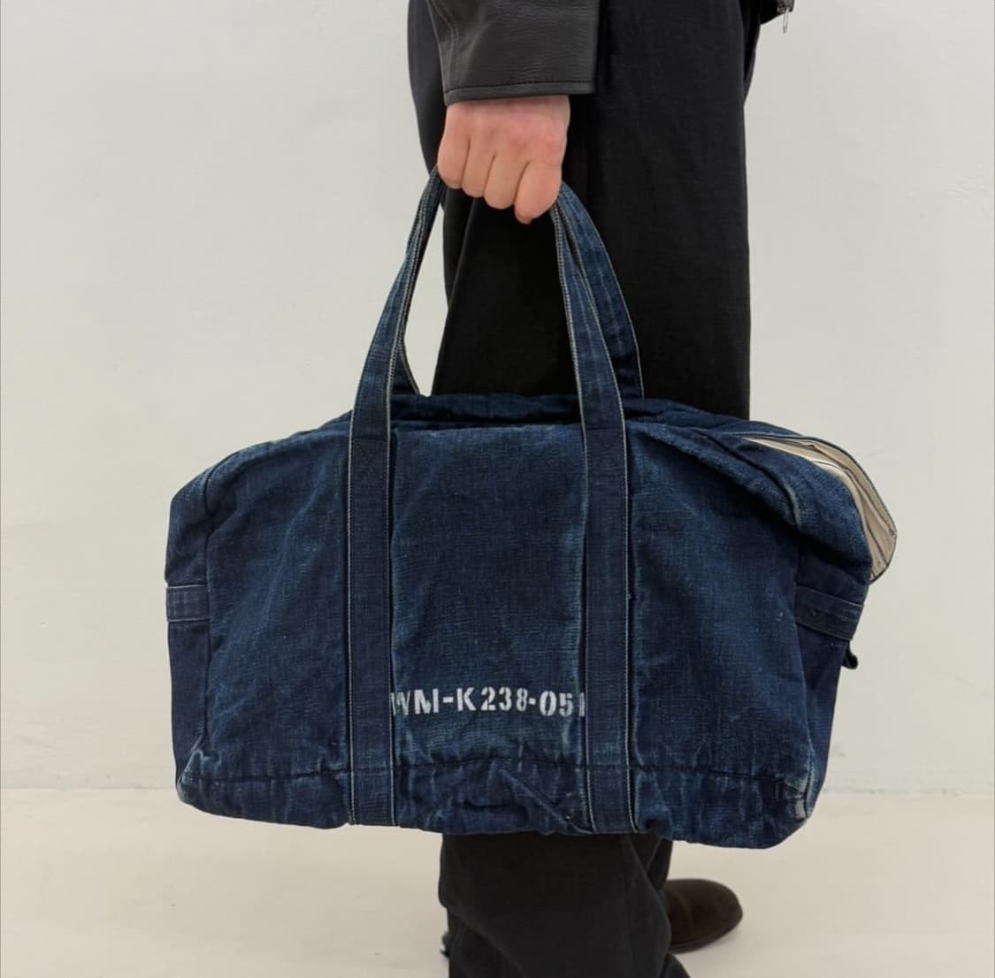 준야와타나베 데님 밀리터리 토트 백 상품이미지2