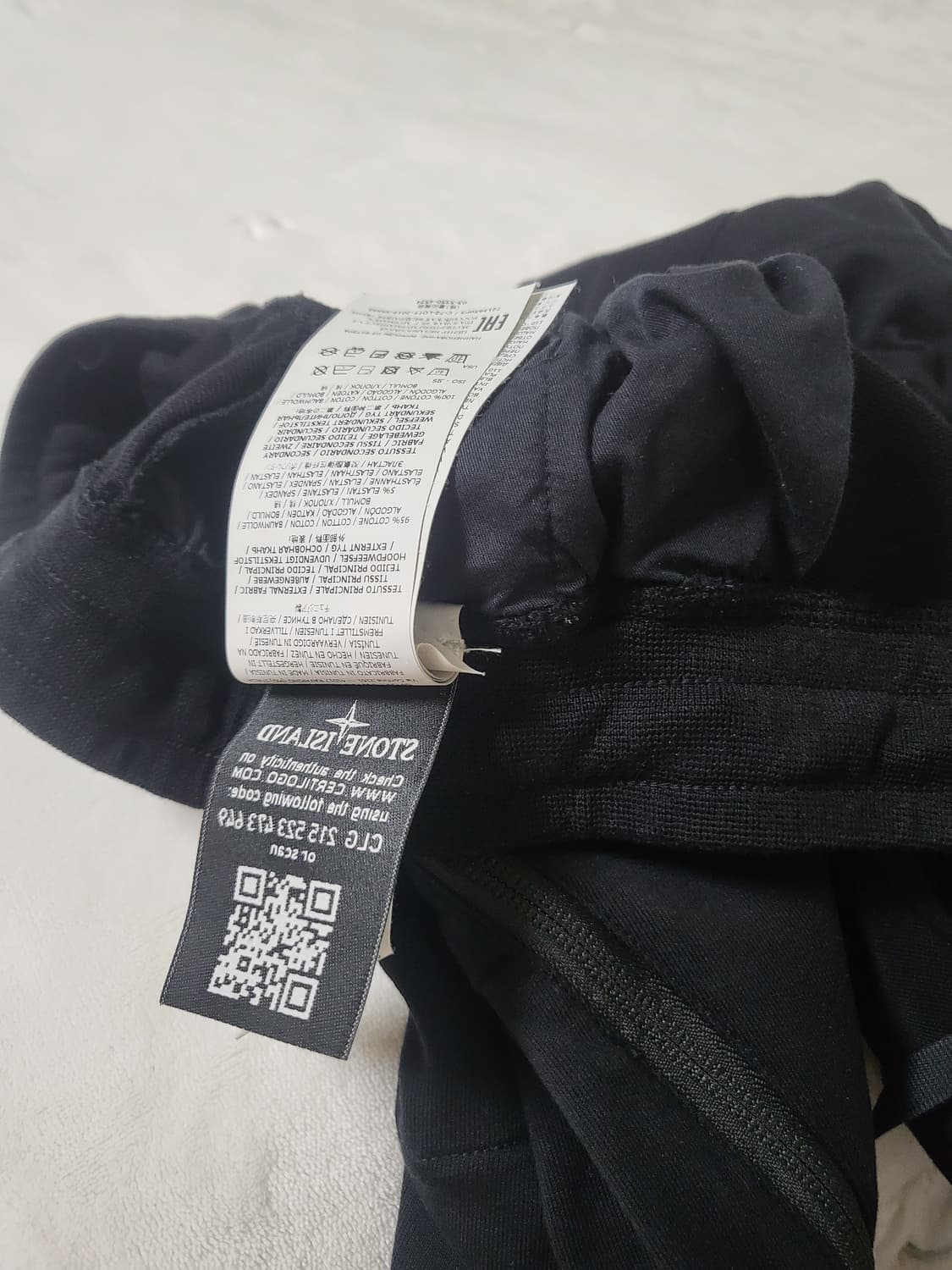 정품)스톤아일랜드 블랙 카고 반바지 M 상품이미지6