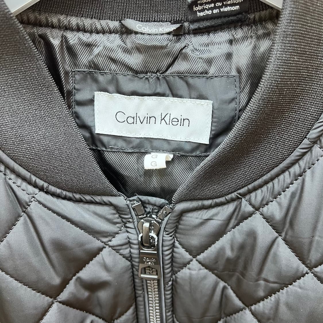 캘빈클라인 퀼팅 집업 자켓 상품이미지2