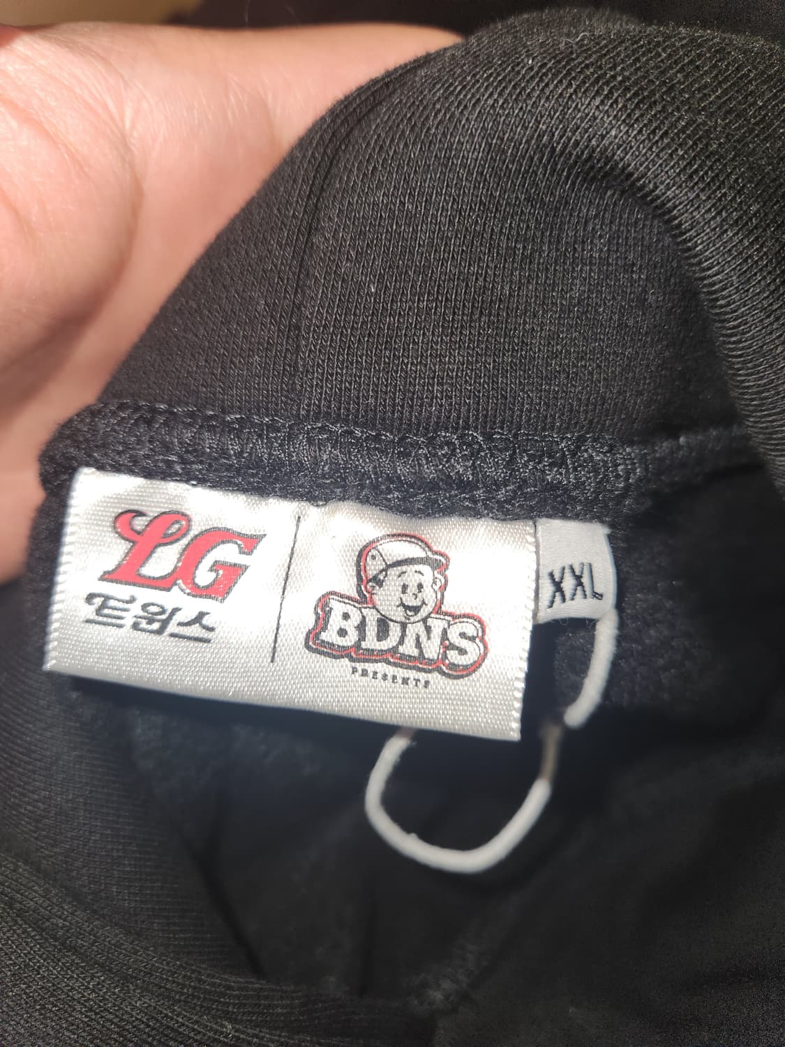 빠더너스 x LG 트윈스 메가트윈스 후디 블랙 2XL 상품이미지2