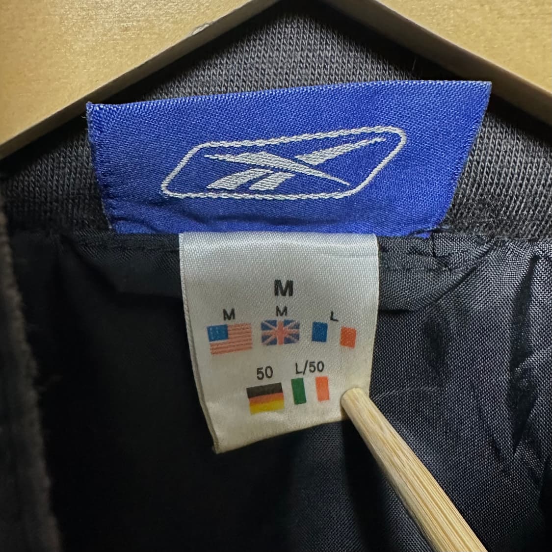 [L-XL]리복 블랙 바람막이 상품이미지4