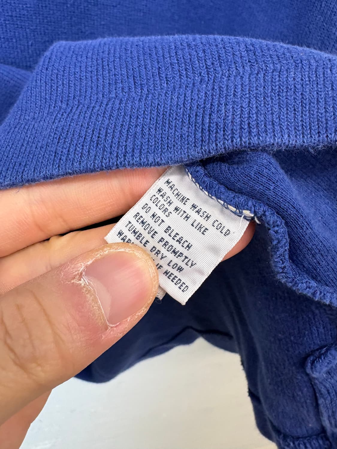 폴로랄프로렌 빈티지 코튼 반집업 니트 상품이미지7