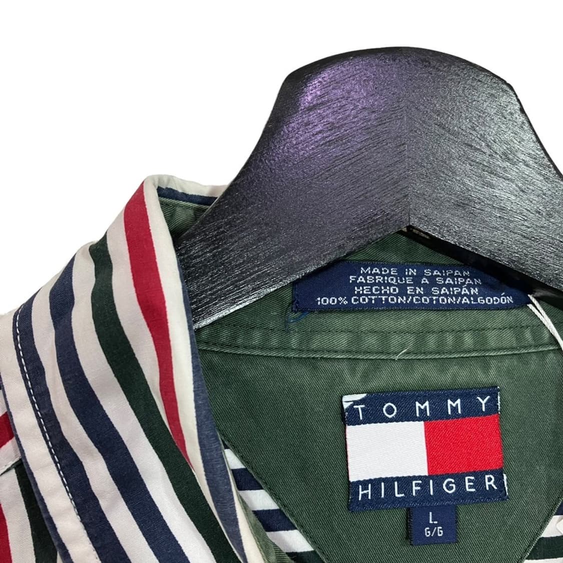 타미힐피거 스트라이프 반팔 셔츠 상품이미지6