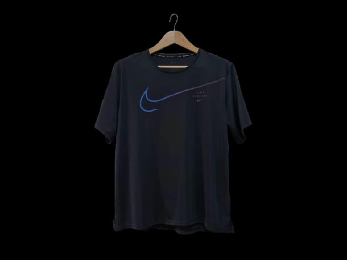 남성 나이키 러닝 드라이핏 런 디비전 기능성 반팔 티 티셔츠 검정 러닝복 상품이미지1