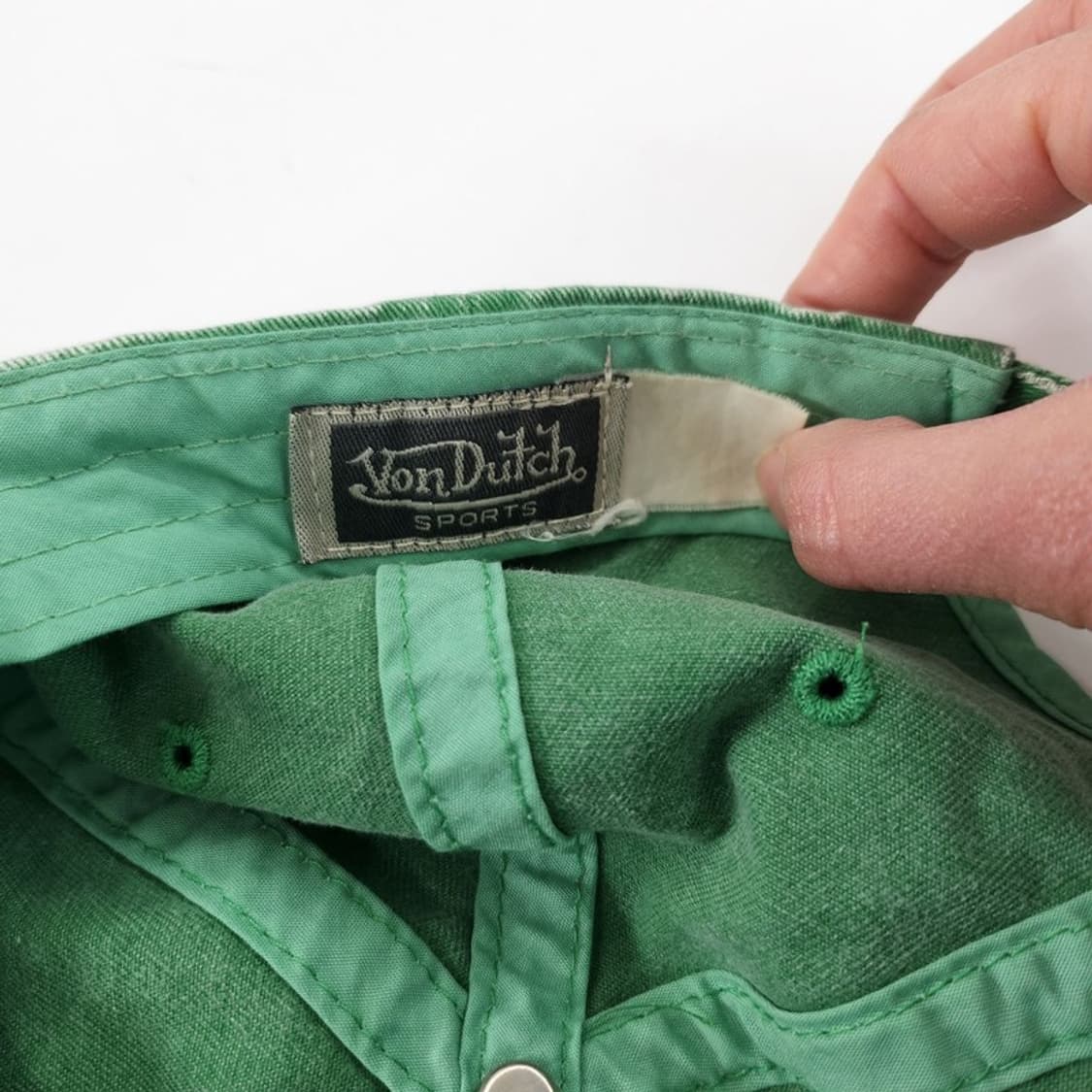 VON DUTCH 프린팅 그린 볼 캡 상품이미지5