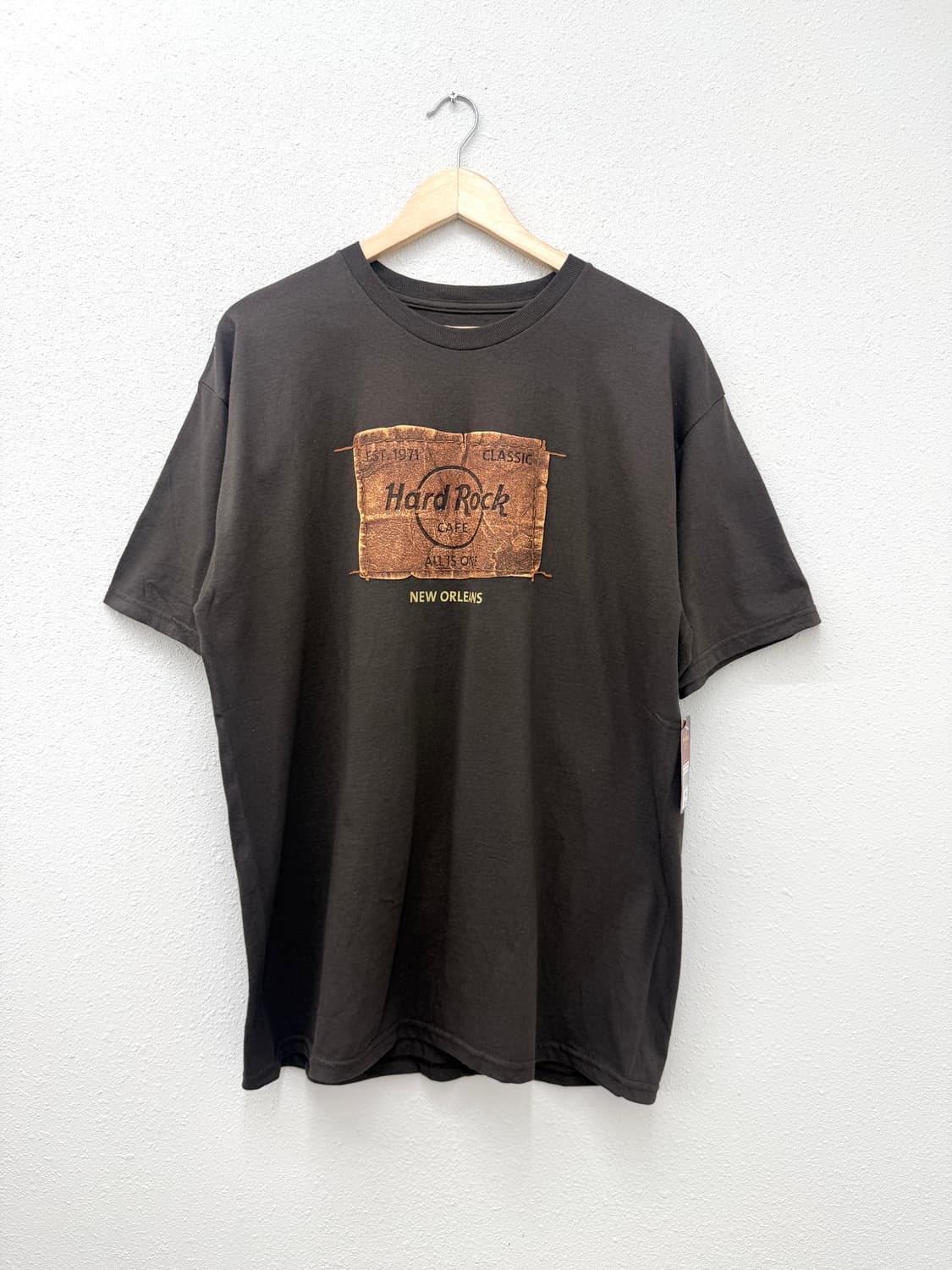 하드락카페 뉴올리언스 빈티지 프린팅 반팔 티셔츠 상품이미지1